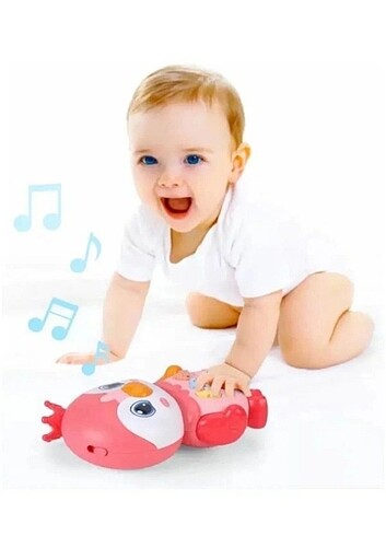 Beden VardemJlg-855-102a Işıklı Ve Müzikli Baykuş Bebek Piyanosu