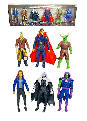Doktor Strange Figür Karakter 6'li