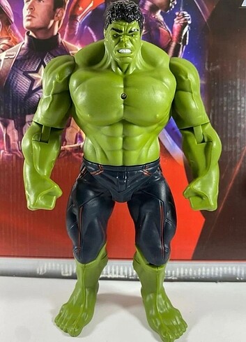 Avengers 5'li Işıklı Büyük Boy Figür set
