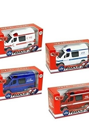 Vardem Çekbırak 1:30 Işıklı ve Sesli Ambulans,itfaiye,jandarma,p
