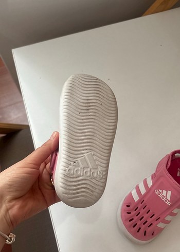 Adidas Pembe Kız Çocuk Cırt Cırtlı Terlik - Görsel 2