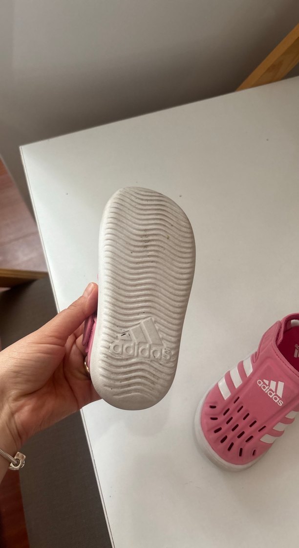 Adidas Pembe Kız Çocuk Cırt Cırtlı Terlik - Görsel 2