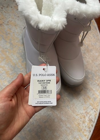 Beyaz Kürk Detaylı Kadın Dolgu Topuk Bot - Görsel 3