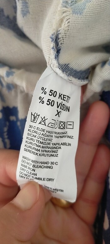 xl Beden Keten pantolon
