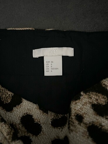 s Beden H&M leopar etek