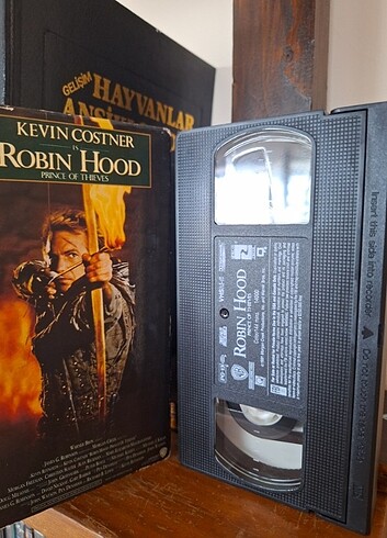 Robin Hood vhs kaset Kevin Costner