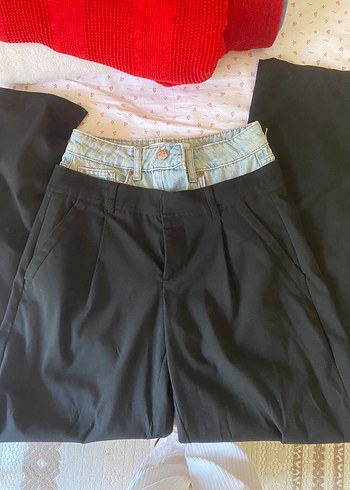 Bershka bel detaylı pantolon