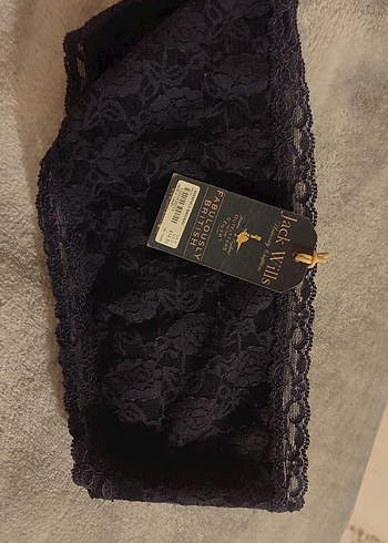 Jack wills dantelli lacivert bralet - Görsel 2