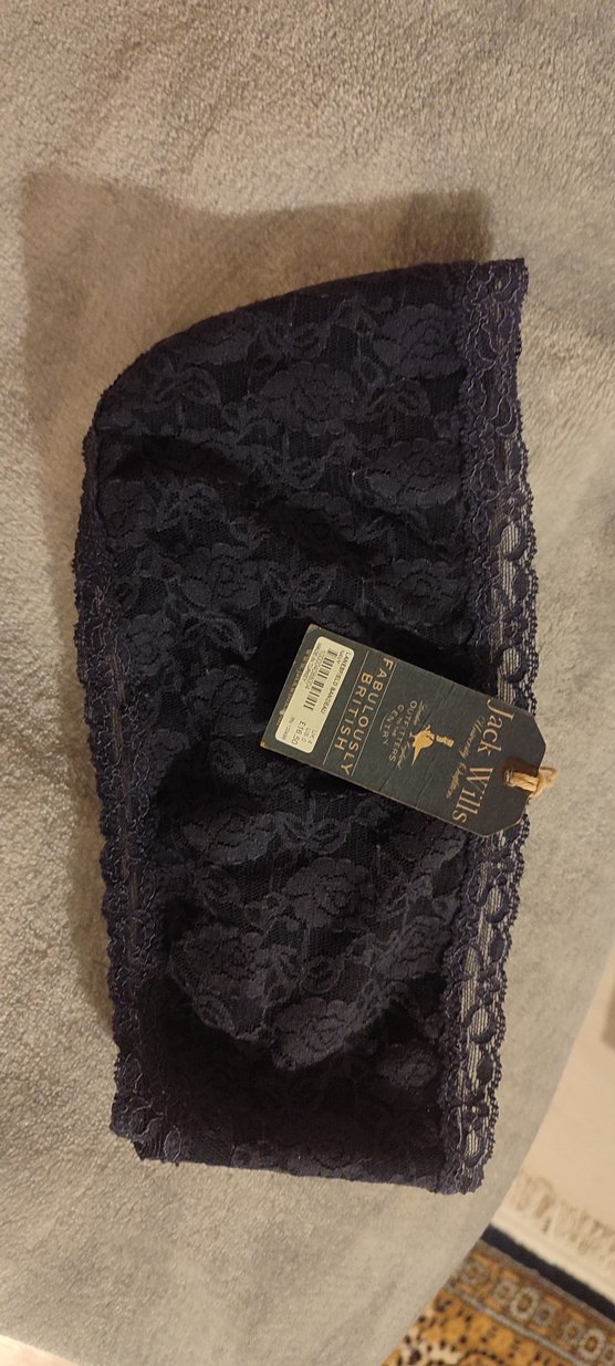 Jack wills dantelli lacivert bralet - Görsel 5