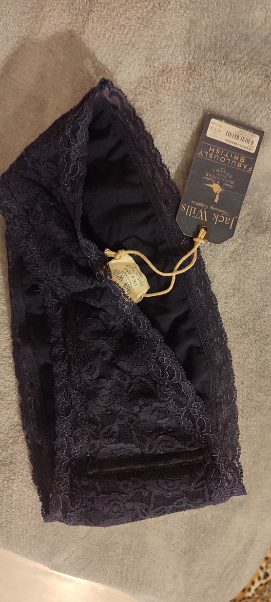 Jack wills dantelli lacivert bralet - Görsel 3