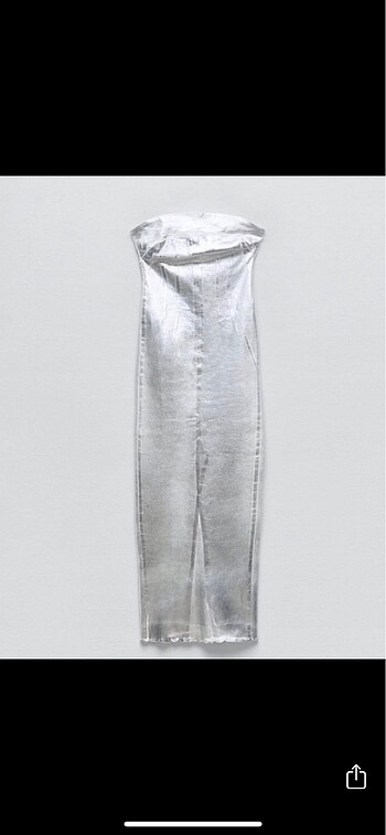 Zara Zara metalik elbise