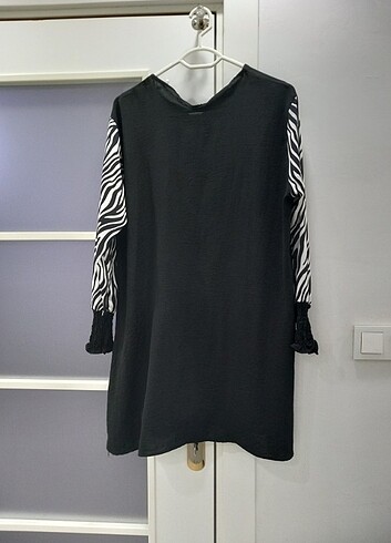 Diğer Kolları zebra desenli tunik