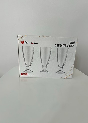 3lü Latte Kupası - Görsel 4