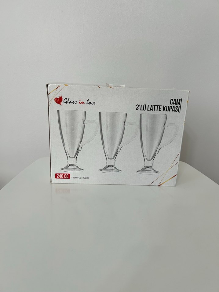 3lü Latte Kupası - Görsel 4