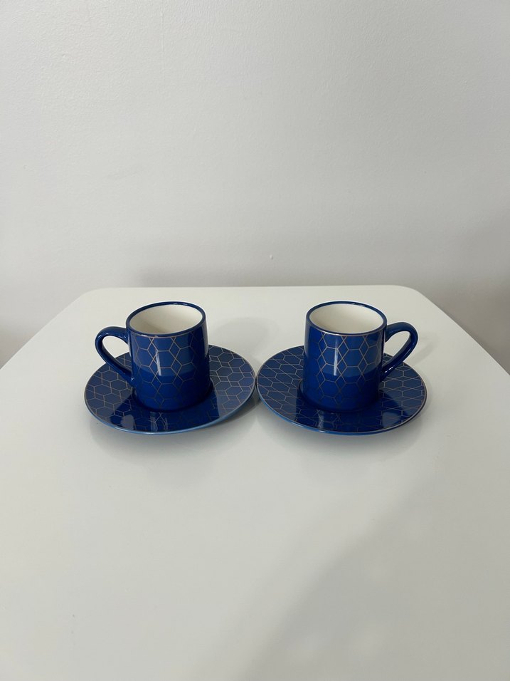 SCHAER Fantasy Koyu Mavi 2li Fincan Seti - Görsel 4