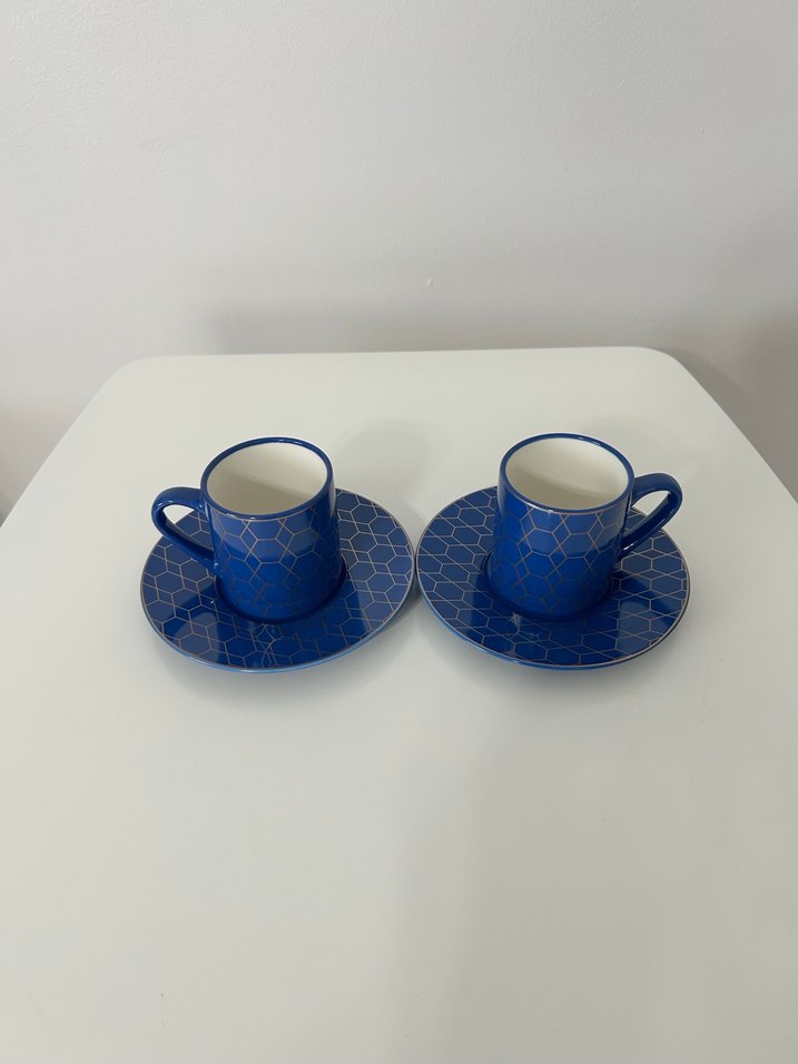 SCHAER Fantasy Koyu Mavi 2li Fincan Seti - Görsel 3