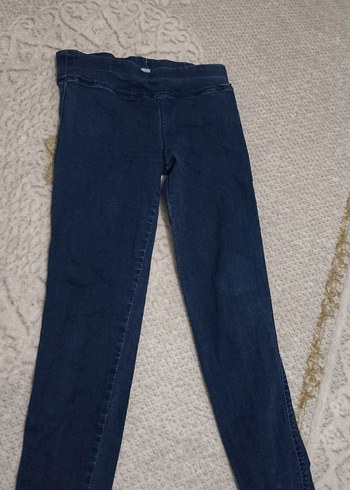 38 Beden Kadın Lacivert Esnek Denim Pantolon