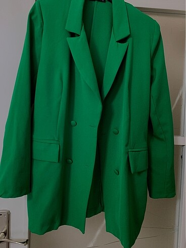 Yeşil blazer ceket