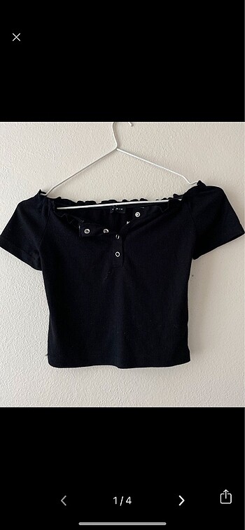 ÖNÜ ÇITÇITLI CROP TOP