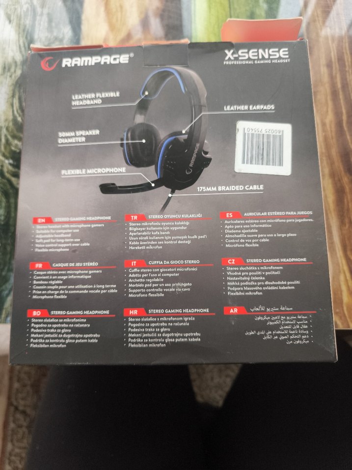 Rampage X-Sense Mavi Oyuncu Kulaklığı - Görsel 3