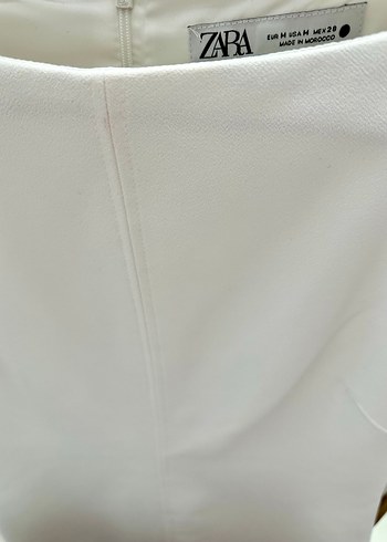 Zara Beyaz Mini Zara Elbise