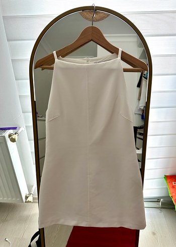 Beyaz Mini Zara Elbise