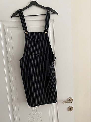çizgili salopet 38-40 beden - Görsel 2