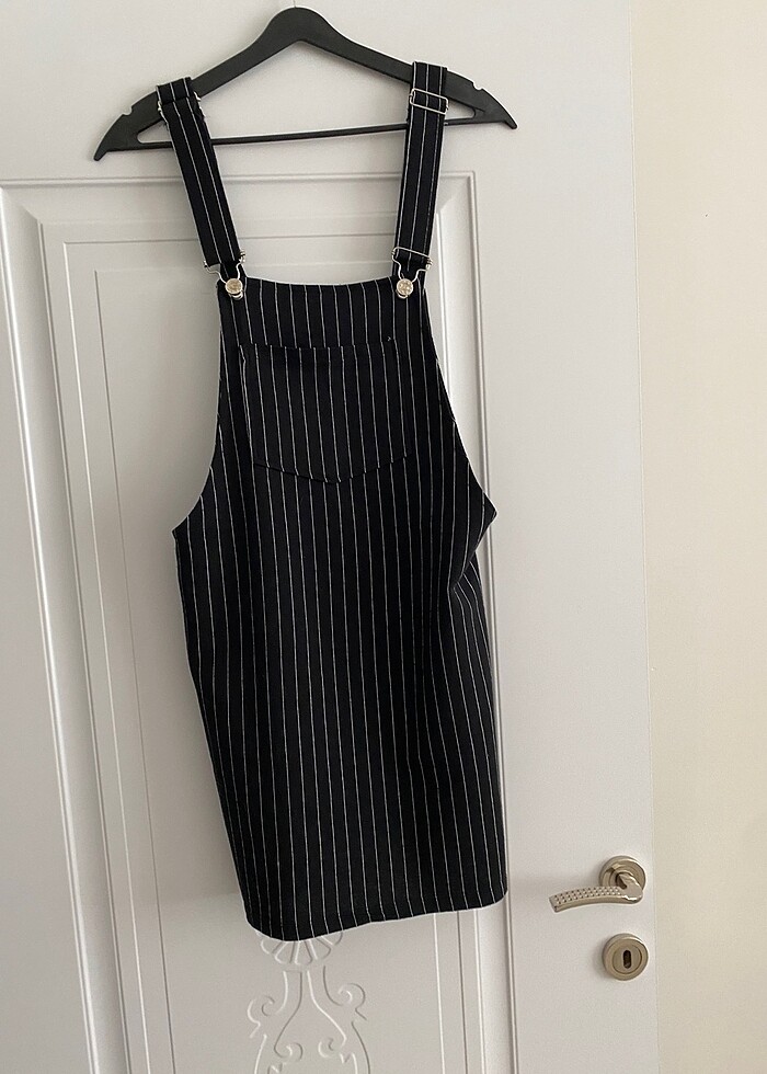 çizgili salopet 38-40 beden - Görsel 2