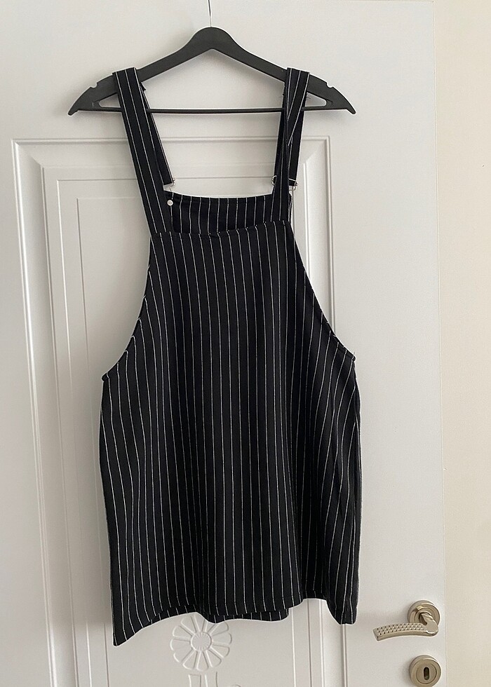 çizgili salopet 38-40 beden - Görsel 3