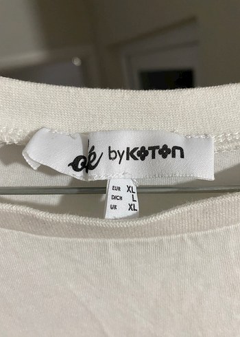 Beyaz Pamuklu Kadın Tişört - Görsel 2