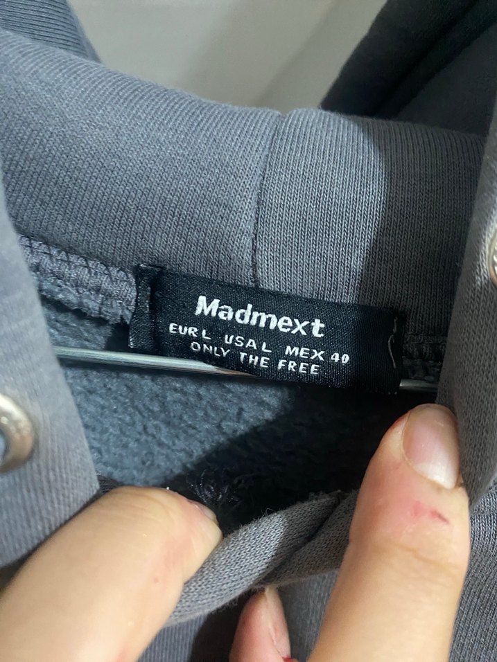 Gri Baskılı Kadın Sweatshirt - Görsel 4