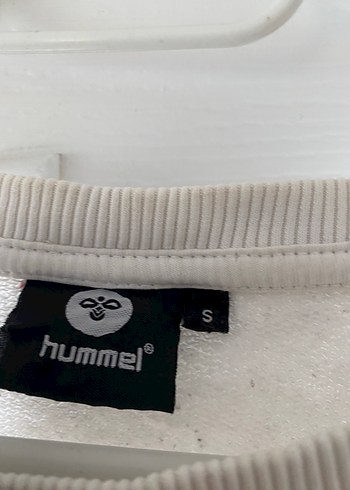 s Beden Hummel Baskılı Beyaz unisex Sweatshirt
