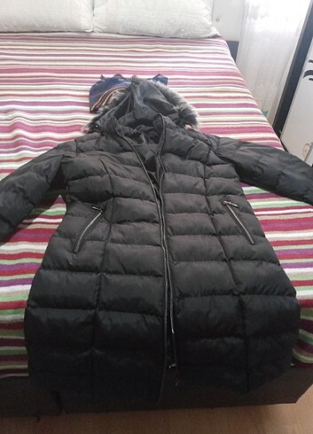 xl Beden siyah Renk Kadın şişme mont