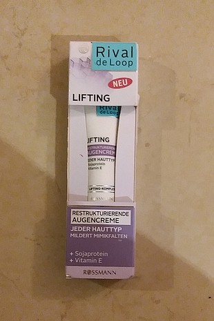 Rival De Loop lifting göz kremi 15 ml.orjinal hiç kullanılmadı