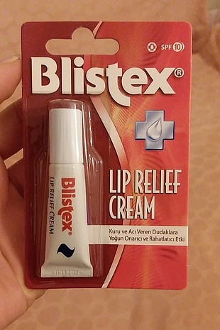 Blistex Lip Relief Cream,ambalajında,orjinal ürün