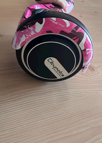 Kız Çocuk Pembe Kamuflaj Hoverboard - Görsel 3