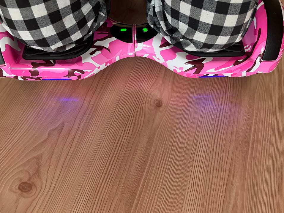 Kız Çocuk Pembe Kamuflaj Hoverboard - Görsel 2