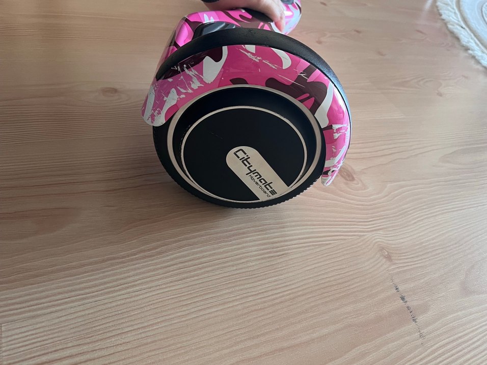 Kız Çocuk Pembe Kamuflaj Hoverboard - Görsel 3