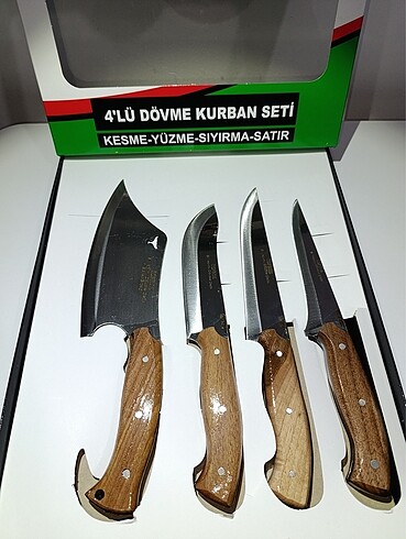 Diğer ÖZ PROX MARKA KURBAN SETİ ( 4?lü)