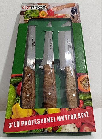 Diğer 3'lü Profesyonel Mutfak Seti