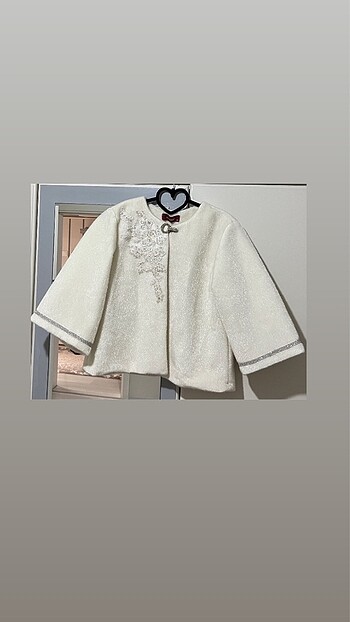 Diğer Taş Detaylı İşlemeli Kadın Bolero Ceket