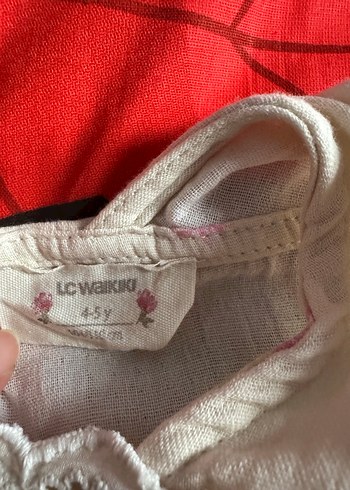 Kız Çocuk Bej  Pamuklu Elbise - Görsel 3