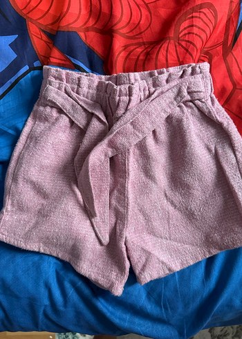 Kemerli Kız Çocuk Şort - Görsel 4