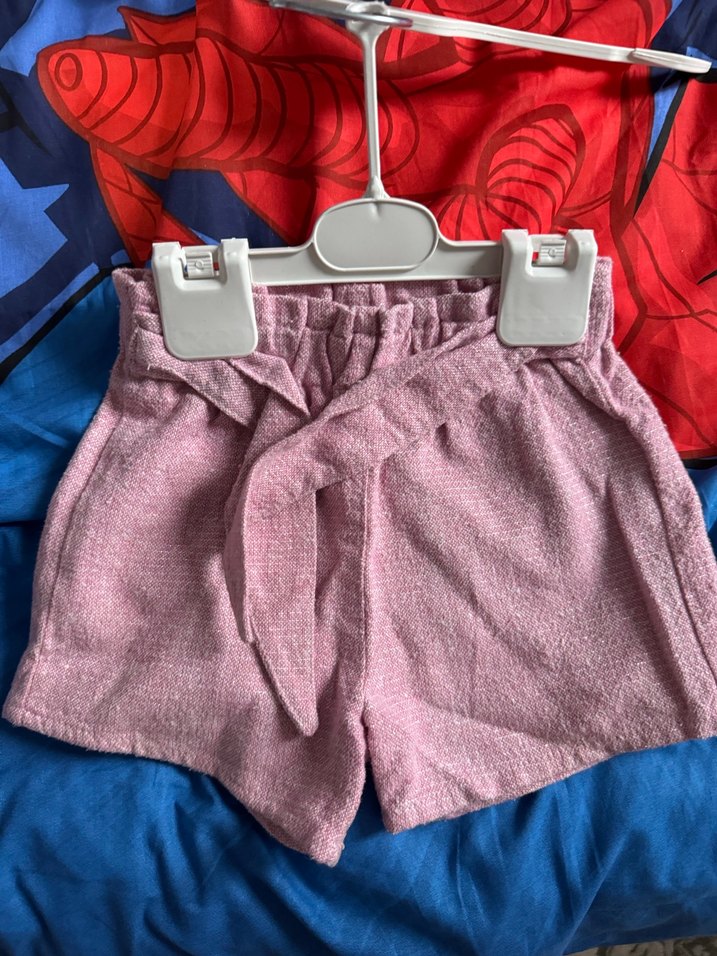 Kemerli Kız Çocuk Şort - Görsel 3