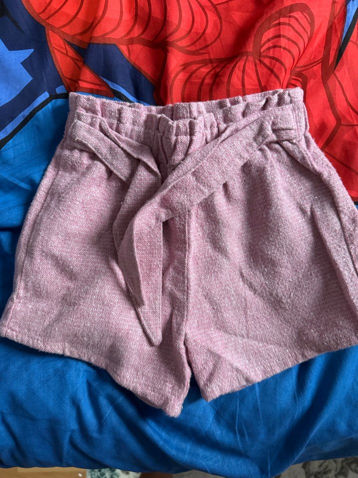 Kemerli Kız Çocuk Şort - Görsel 4