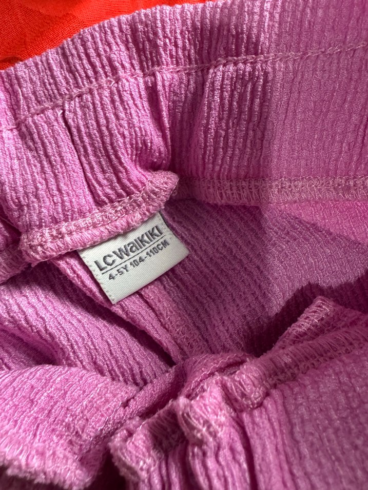 Kız çocuk müslin pantolon - Görsel 4