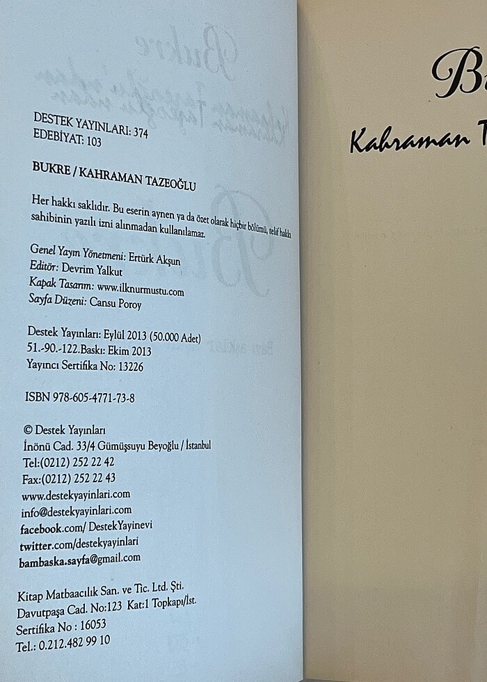 Bukre - Kahraman TAZEOĞLU - Görsel 3