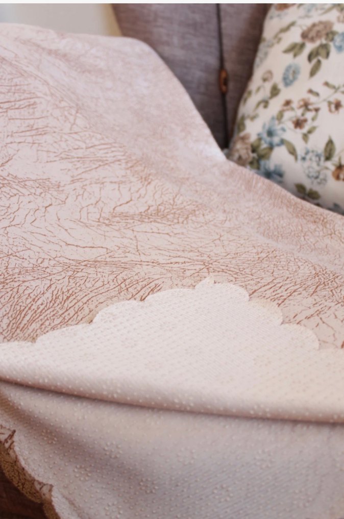 Kaydırmaz koltuk örtüsü bej - kırık beyaz tekli - Görsel 3