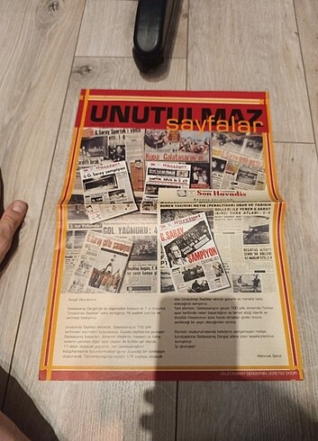 UNUTULMAZ SAYFALAR GALATASARAY DERGİSİ EKİ - Görsel 4