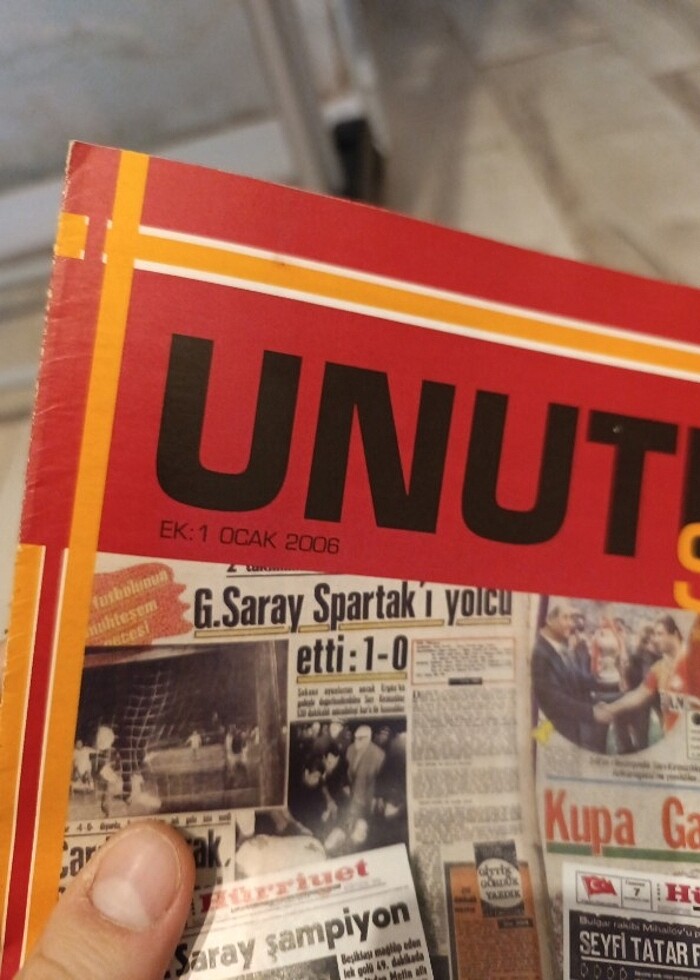 UNUTULMAZ SAYFALAR GALATASARAY DERGİSİ EKİ - Görsel 2